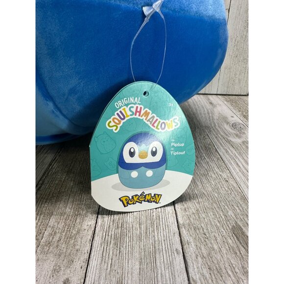 Original Squishmallow Pokémon Piplup 2023 Nintendo Game Freak Plush 10" Tall - Picture 4 of 9